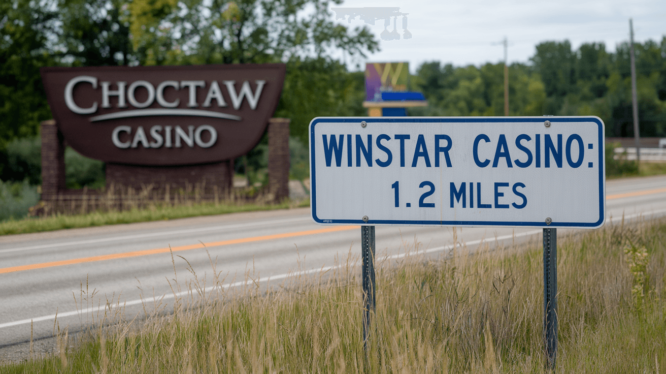 How Far Is Choctaw Casino from Winstar Casino