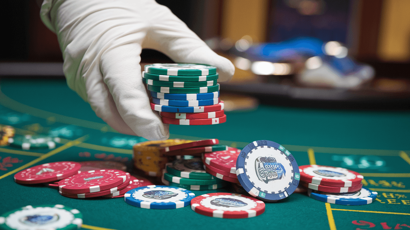 How to Shuffle Casino Chips